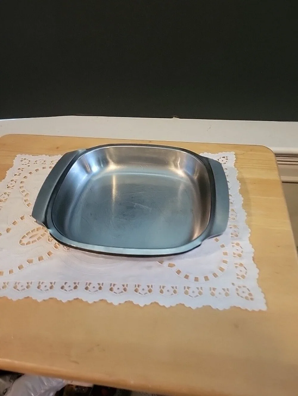 Set of 2 Unbranded Stainless Steel 7